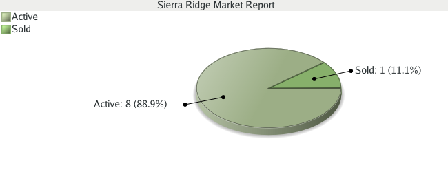 Colorado Springs Real Estate Market Report for Sierra Ridge - October 2008