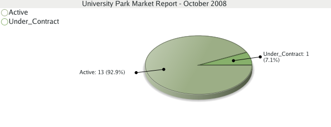 Colorado Springs Real Estate - Market Report for University Park - October 2008