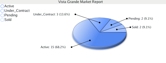 Colorado Springs Real Estate Market Report for Vista Grande Subdivision- March 2009