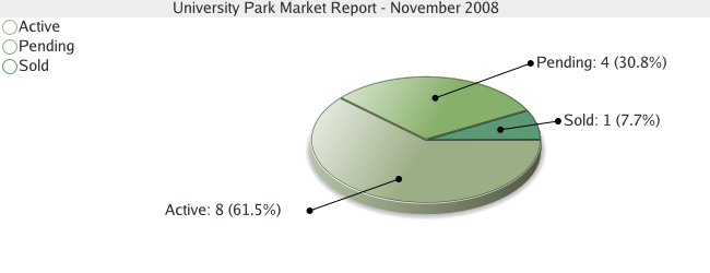 Colorado Springs Real Estate - Market Report for University Park - November 2008